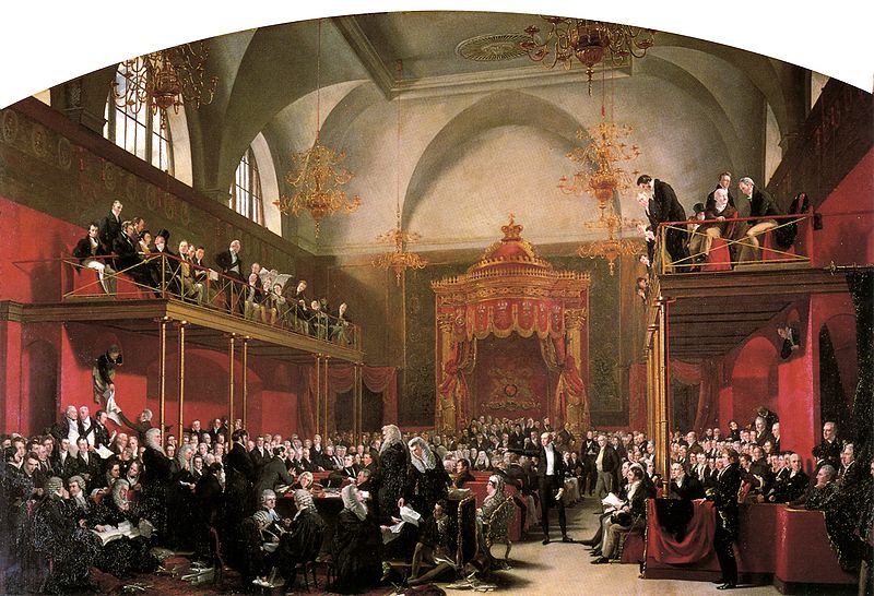 Trial of Queen Caroline, 1820 (Sir George Hayter) NPGL 999.